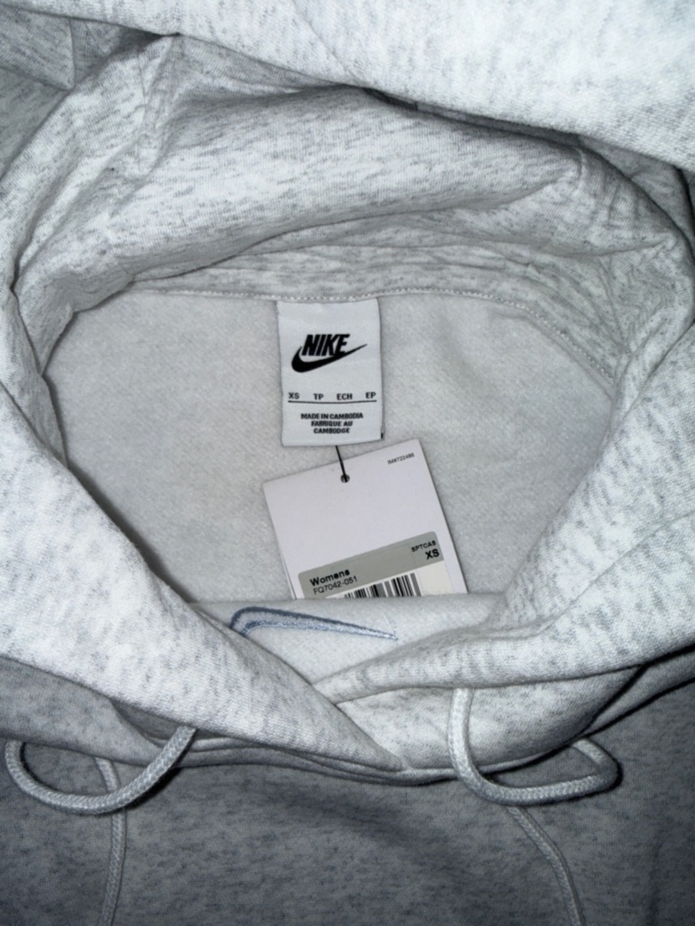 Nike grey pullover hoodie - Picture 4 of 7